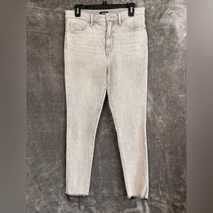 Express Women’s Skinny Jeans in Light Gray